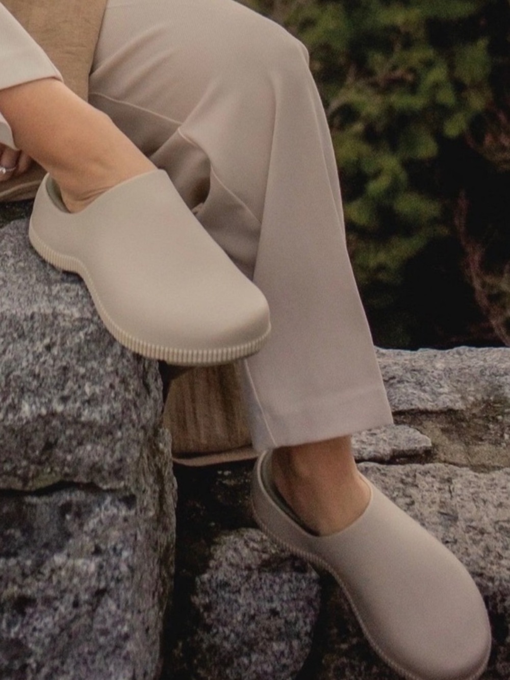 Cougar Women's Slip-On Clog in Beige